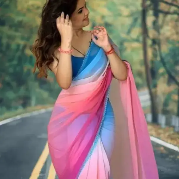 Party Wear Kanjeevaram Soft Silk Yellow Saree
