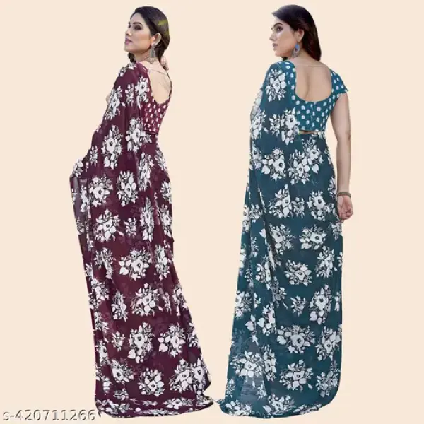  Radhya Saree daily wear printed georgette saree