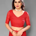  Designer Net Saree