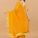 Women's ruffle saree