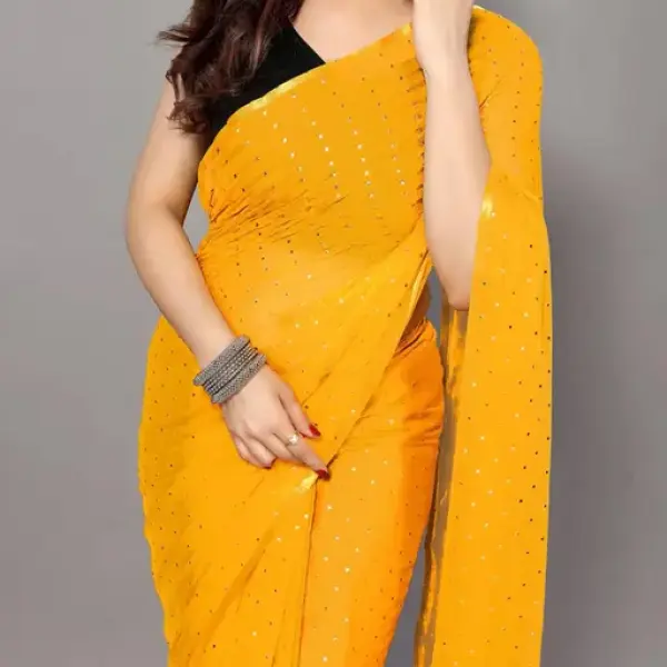  Saree With Blouse Piece