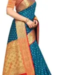  Banarasi Banarasi Silk Green Jacquard Saree