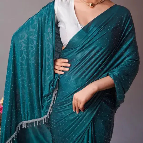 Women's Stone Work Saree