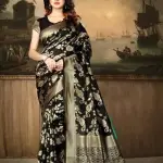  Jacquard Festival Wear Saree