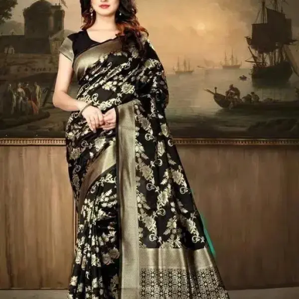  Jacquard Festival Wear Saree
