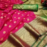 shreyly  banarasi designer silk rich pallu saree