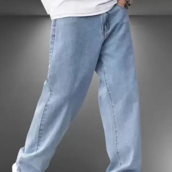 Pack Of 1 Baggy Loose Fit Jeans For Men