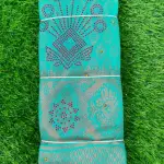 Kanjivaram silk coper stone work