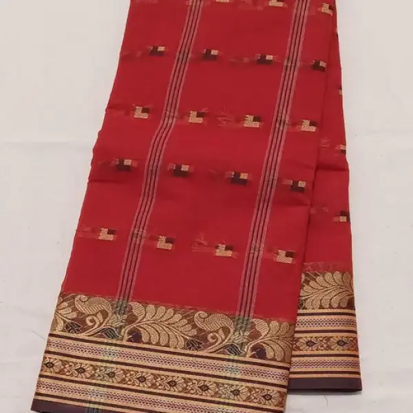  Raj Saree House Women's Pure Cotton Handloom Saree
