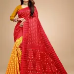  Cotton Linen Meenakari Jamdani Woven Saree