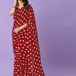  Printed Daily Wear Georgette Saree