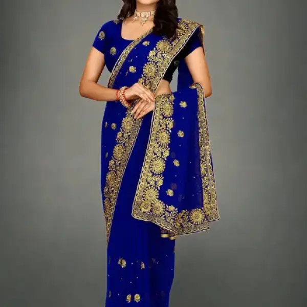 Full Stone Handwork Beautifull Saree