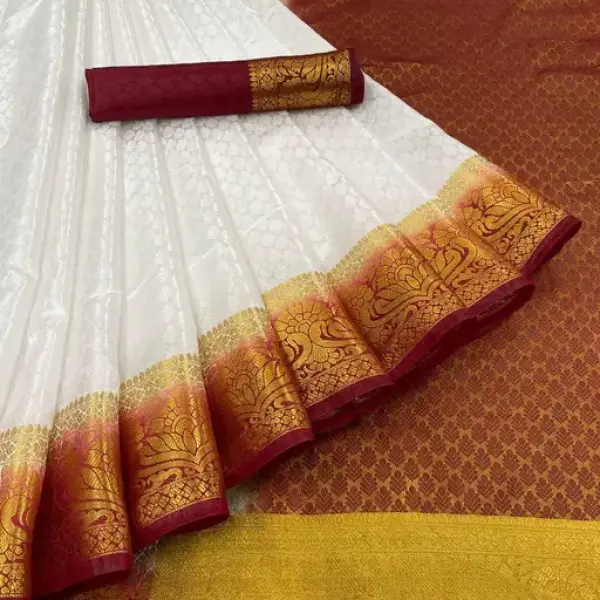  Stylish Women's Kanjiwaram Silk Saree