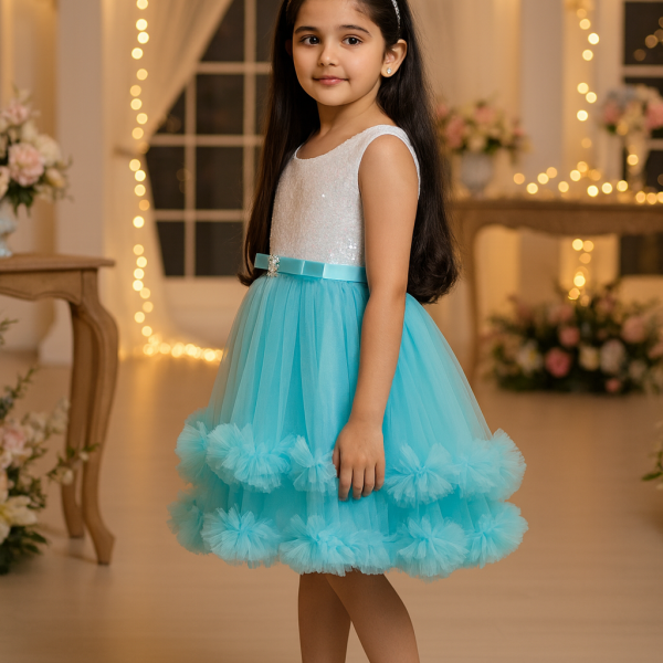 Girls' Dresses Modern Baby Kids Frock|Style - 1202apperals for KidsA,