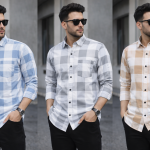 Premium Men's Stylish Check Shirt-Regular Fit