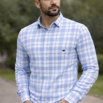 Premium Men's Stylish Check Shirt-Regular Fit