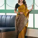  Zamkudi Top Rated Jacquard Woven Banarasi Saree