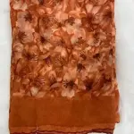  Georgette Printed Saree (With Lace)