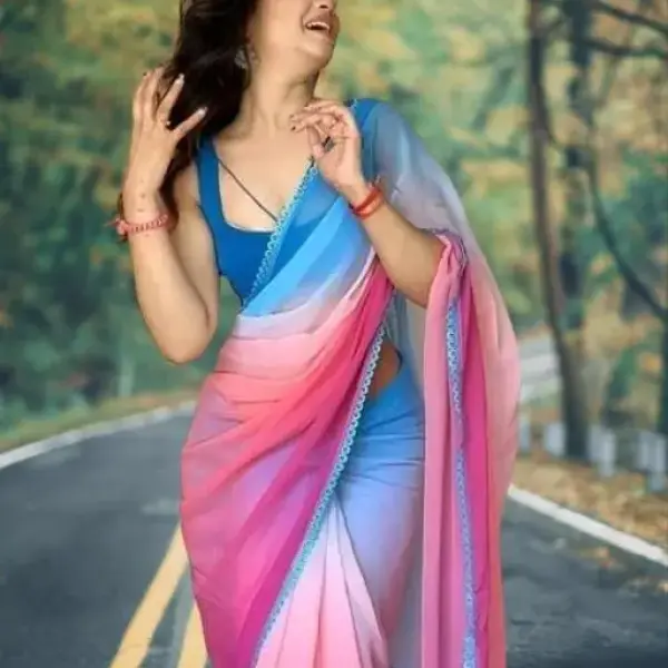 Party Wear Kanjeevaram Soft Silk Yellow Saree