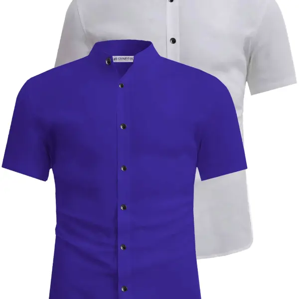 Slim Fit  Half Sleeves Men's Casual Shirt(Combo)