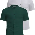 Slim Fit  Half Sleeves Men's Casual Shirt(Combo)