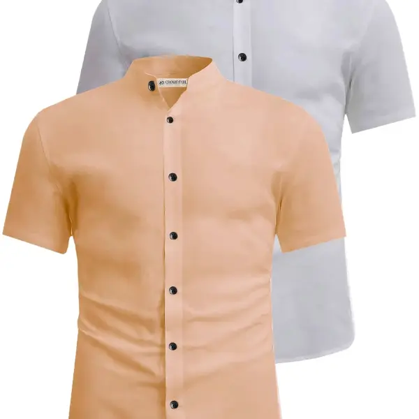 Slim Fit  Half Sleeves Men's Casual Shirt(Combo)