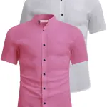Slim Fit  Half Sleeves Men's Casual Shirt(Combo)