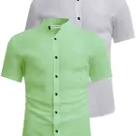 Slim Fit  Half Sleeves Men's Casual Shirt(Combo)