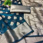 Latest Ethinic Banarasi Jacquard Silk Saree