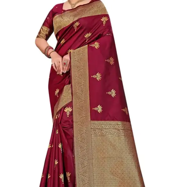 Women's Banarasi Kanjivaram Silk Saree
