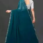  NEW FENCY GEORGETTE CUT WORK SAREE