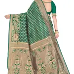 Woman Banarasi Silk Blend Fancy Jacquard diya saree