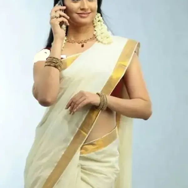  REAL HAND WOOVEN KERALA KASAVUE SAREE