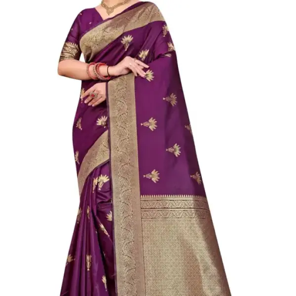 Women's Banarasi Kanjivaram Silk Saree