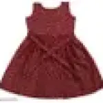 Trendy Girls Frocks & Dresses Red and Black