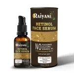 Raiyani Retinol Face Serum - Oil Free - Skin Plumping, Boost Collagen, Anti Acne, Anti Aging, Restoration - No Parabens, Silicones & Mineral Oil,  (30 ml)