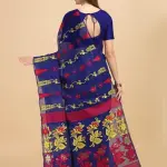  Cotton Linen Dhakai Jamdani Woven Designer Saree