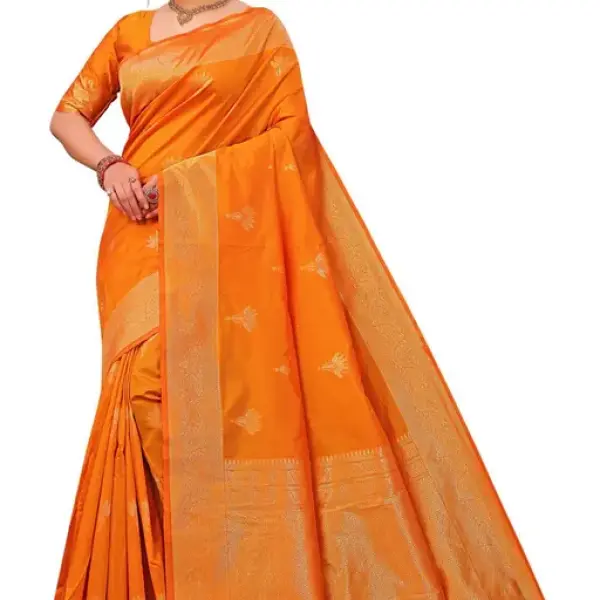 Women's Banarasi Kanjivaram Silk Saree