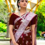  Latest Designer Banarasi Silk Sraee
