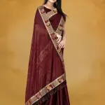  JAY AMBEY FABRICS NEW PARTY WEAR DESIGNER SAREE