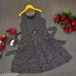Trendy Girls Frocks & Dresses Black