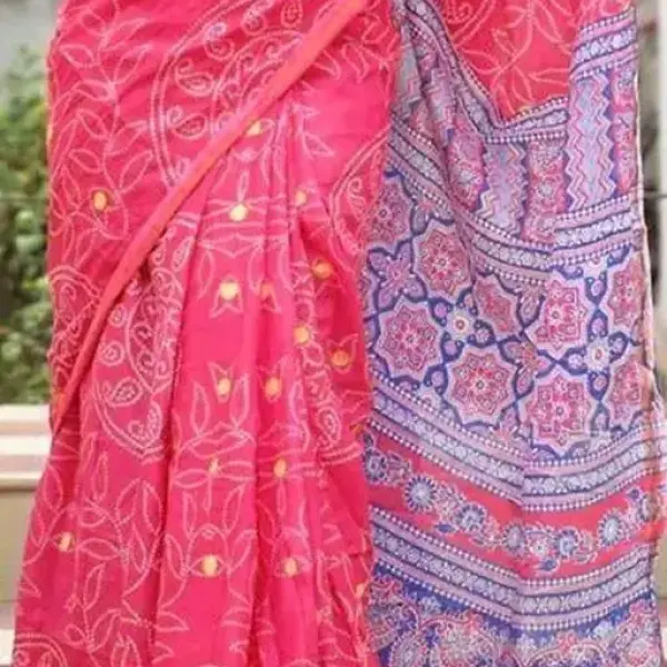  Premium Cotton Patola Saree