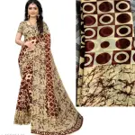  Prints Fancy Women's Georgette Printed Saree