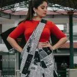 Women's Cotton Mulmul Saree