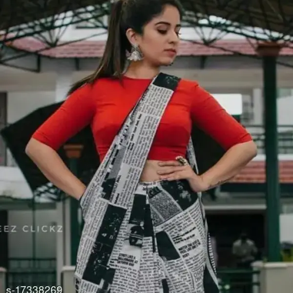 Women's Cotton Mulmul Saree