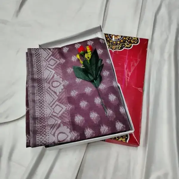  Patta Cotton Silk Saree