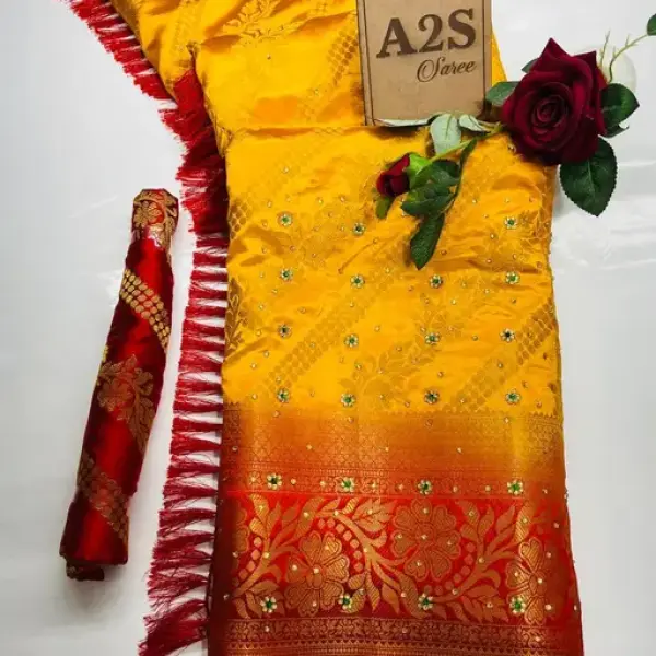 Women's Banarasi Balaton Silk Saree