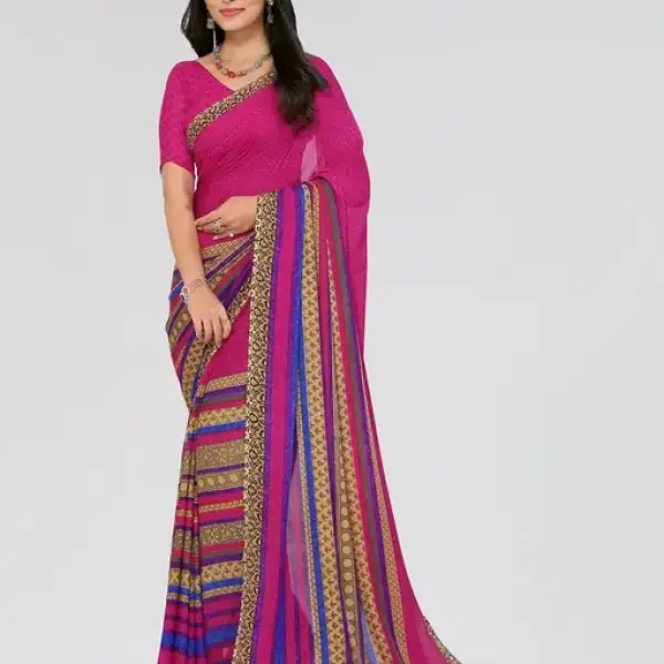  Daily Wear - Printed - Georgette Saree
