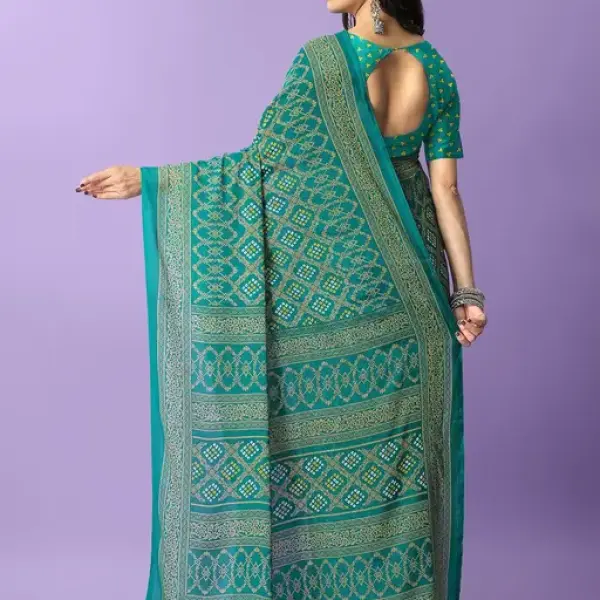  Printed Daily Wear Georgette Saree