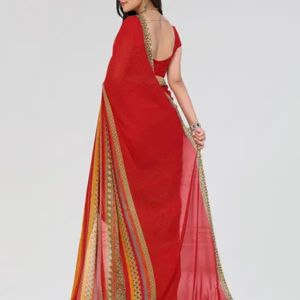  Daily Wear - Printed - Georgette Saree